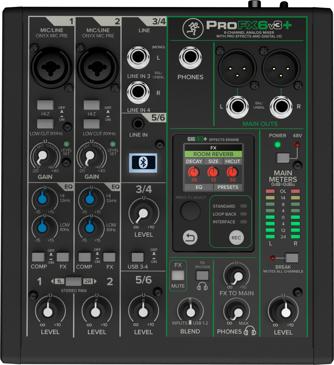 Mackie ProFX6v3+ - selectadjs - Studio Mixer - Mackie