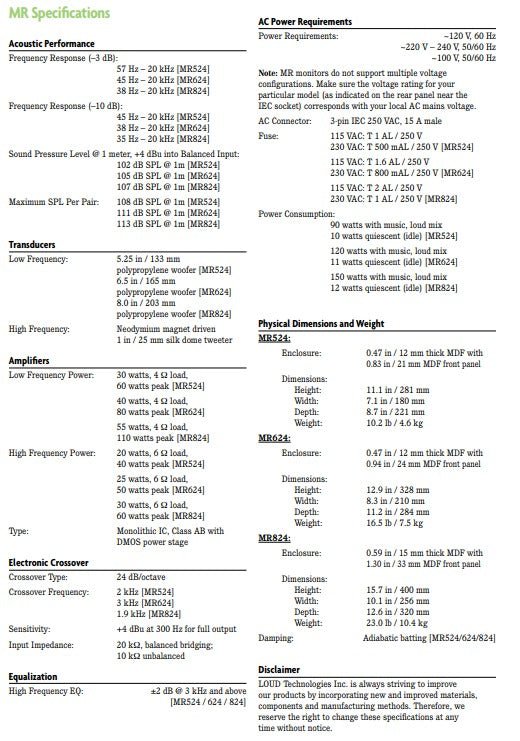 Mackie MR824 - selectadjs - Studio Monitor - Mackie