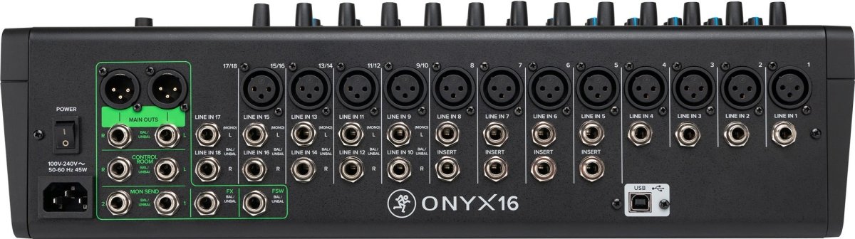 Mackie Onyx 16 - selectadjs - Studio Mixer - Mackie