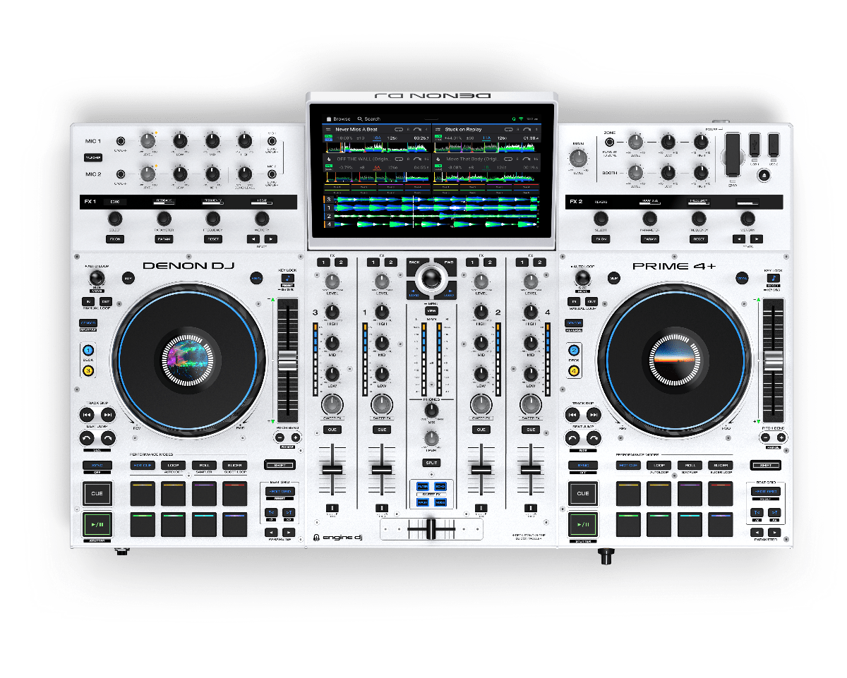 Denon Prime4+ White Edition - selectadjs - All In One - Denon DJ