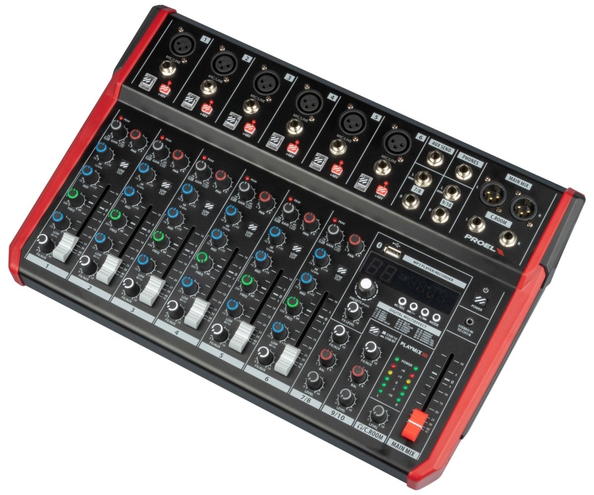Proel PLAYMIX10 - selectadjs - Studio Mixer - Proel