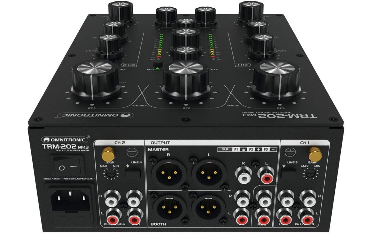 Omnitronic TRM 202 MK3 Rotary Mixer - selectadjs - DJ Mixer - Omnitronic