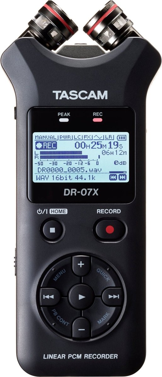 Tascam DR - 07X - selectadjs - Audio Recorder - Tascam